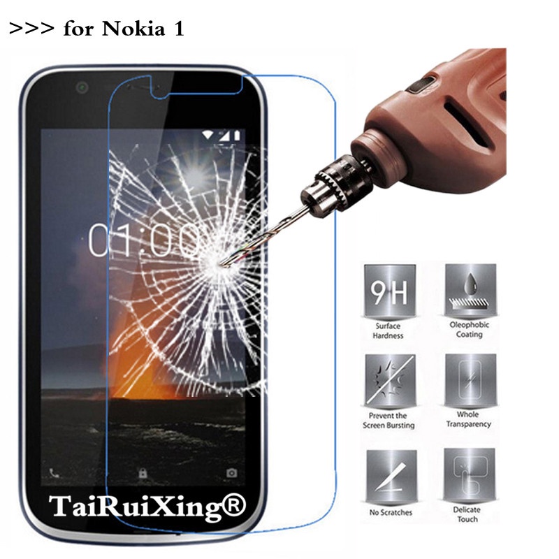 [Ảnh Thật] Kính CL NOKIA 1 Cường Lực mài cạnh 2.5D 9H-0.26mm