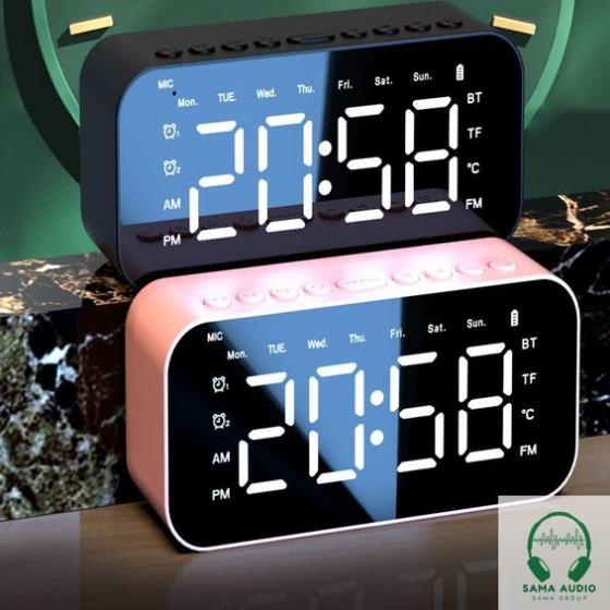 Loa Bluetooth Không Dây Màn Hình Led P5 |Tích Hợp Đồng Hồ - Báo Thức - Đài FM - Màn Hình Gương - Đo Nhiệt Độ Phòng