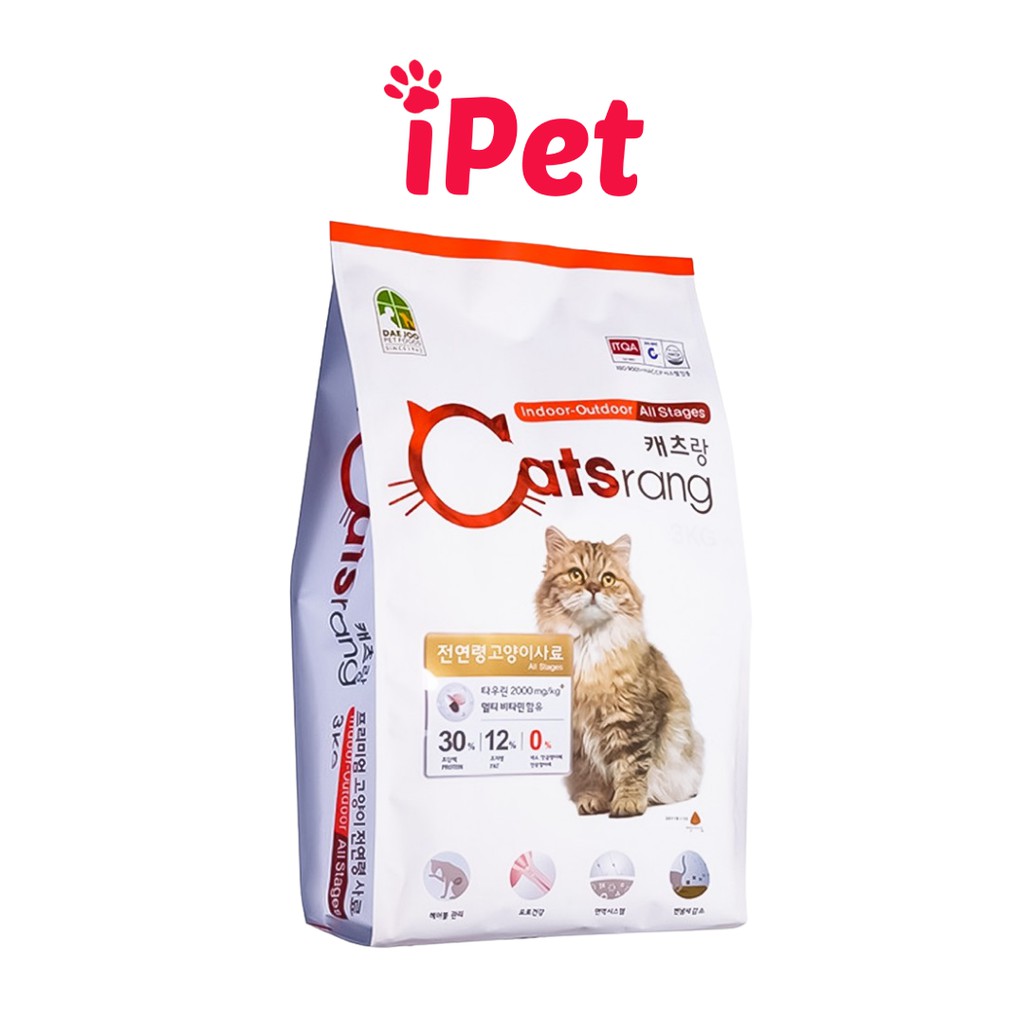 Thức Ăn Hạt Cho Mèo CatsRang 1kg, 500gr - iPet Shop