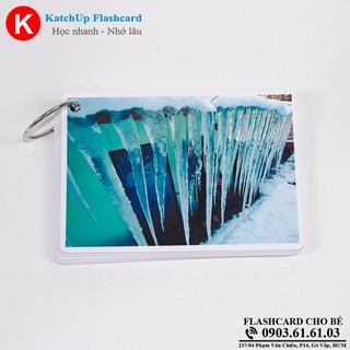 Flashcard tiếng Anh cho bé KatchUp - Thời tiết