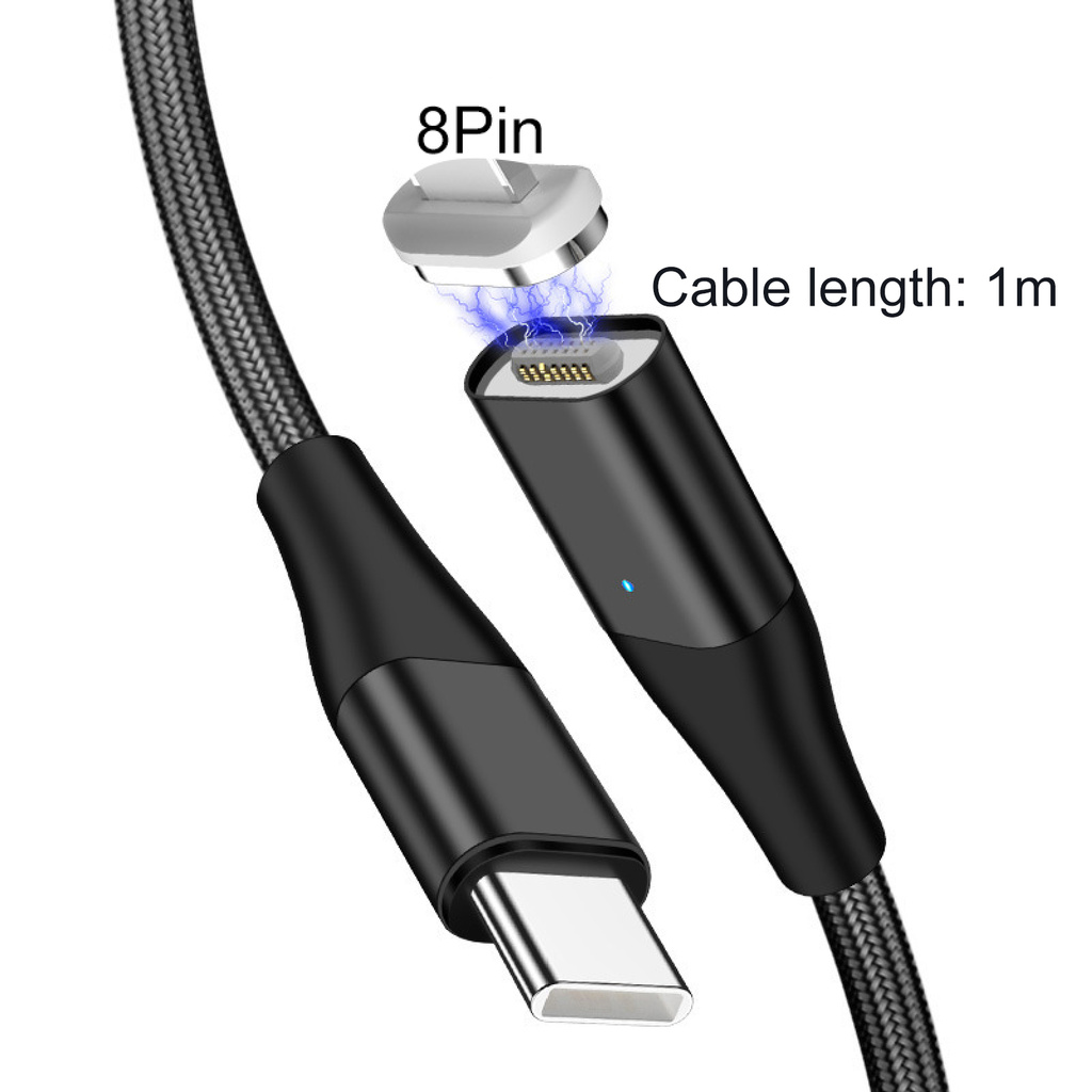 Cáp Sạc Nhanh Usb Loại C 2a Có Nam Châm Cho Iphone