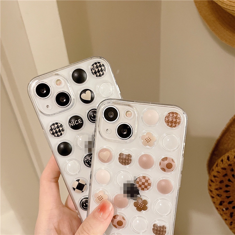Ốp lưng iphone Ốp Điện Thoại Trong Suốt Hình Bong Bóng Cho iphone13 14proPromax 6/6splus/7/7plus/8/8plus/x/xr/xs/11/14pro/13/pro/max/plus/promax Dinuo case