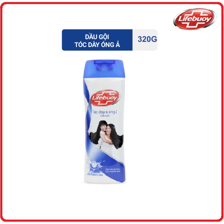 Dầu Gội LIFEBUOY Tóc Dày &amp; Óng Ả Chai 320g