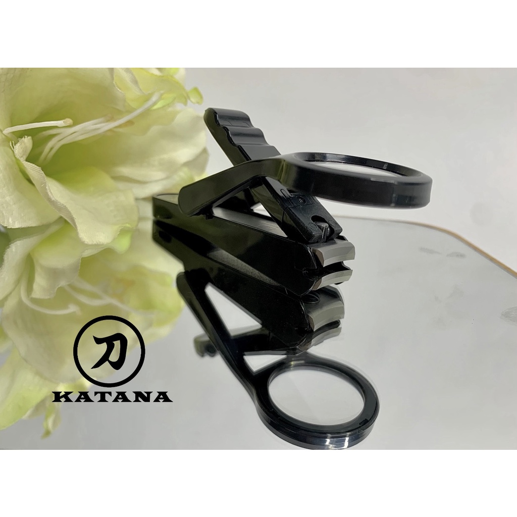 Bấm móng tay Nhật KAI HC1823 kèm kính lúp x 2.5 - dũa và đựng móng thừa - BH 12 tháng 1 ĐỔI 1