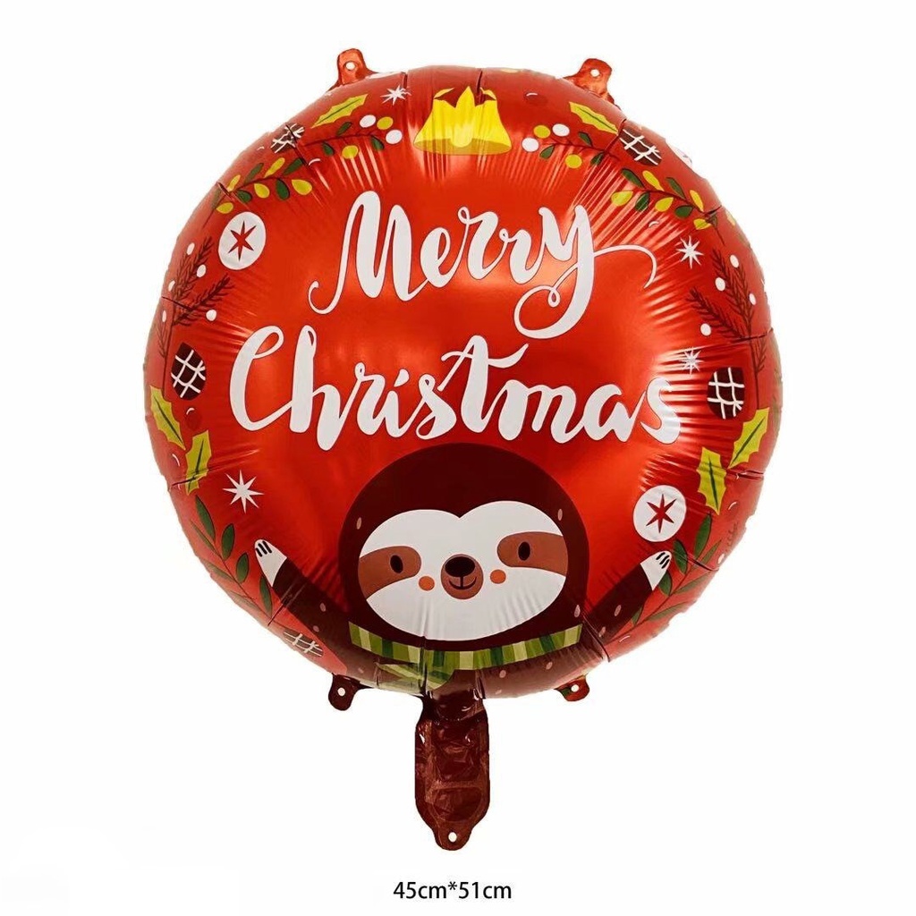 18 Inch Bóng Bay Lá Giáng Sinh 18 Inch Xmas Tree 2022 Trẻ Em Nguồn Cung Cấp Trang Trí Tiệc Năm Mới Globos