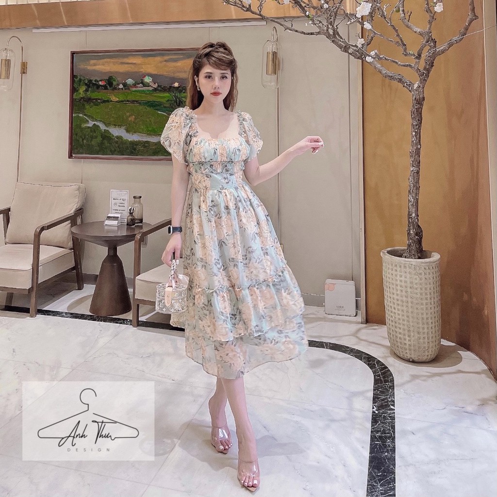 Váy voan hoa 🌸𝙁𝙧𝙚𝙚 𝙨𝙝𝙞𝙥 𝙩𝙤𝙖̀𝙣 𝙦𝙪𝙤̂́𝙘🌸. Chất voan mát mềm, mặc được 2 kiểu trễ vai và có tay. Sản phẩm 100% mẫu shop chụp | BigBuy360 - bigbuy360.vn