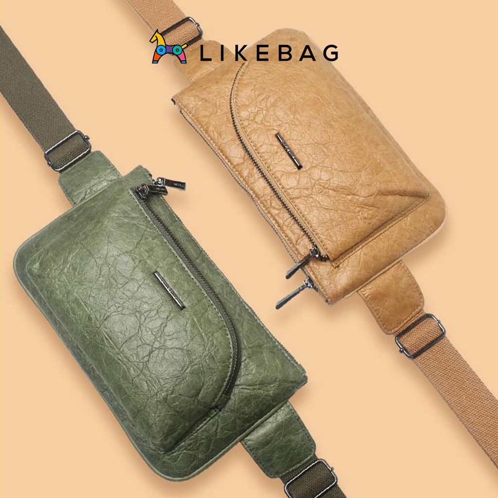 Túi đeo bụng, chéo hông nam nữ LIKEBAG thời trang sử dụng đựng tiền 175061054 - LIBAGI