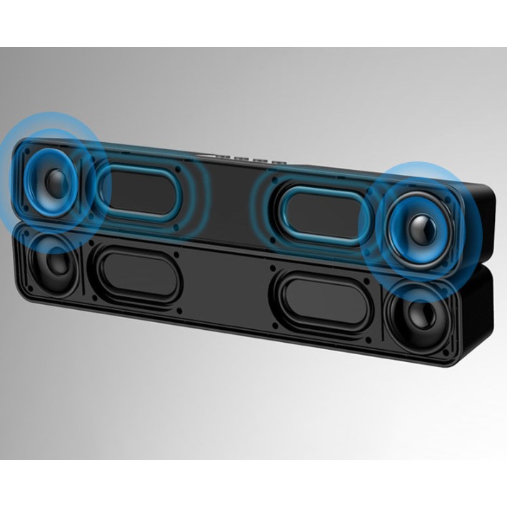 Loa thanh soundbar E91D bluetooth 5.0 âm thanh vòm chuẩn bass treble - hàng nhập khẩu cao cấp