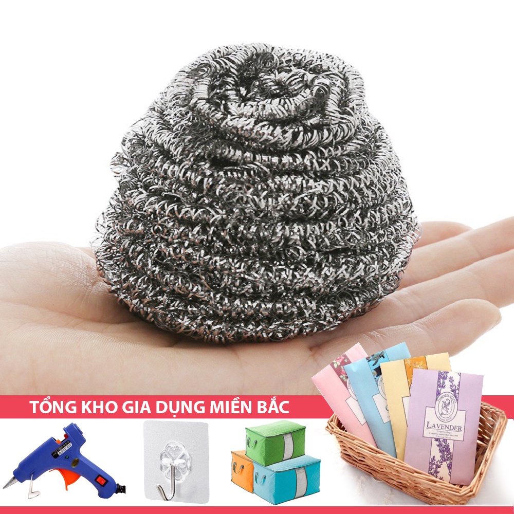 [Tổng Kho Sỉ] Miếng Nhùi Cọ Xoong Nồi KIM LOẠI Siêu Bền J7