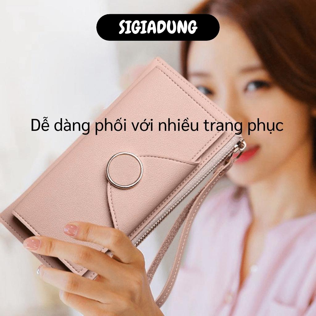 [SGD] Ví Nữ Cầm Tay - Bóp Da Dài Thời Trang Nữ Phong Cách Hàn Quốc, Thiết Kế Tinh Tế 8626