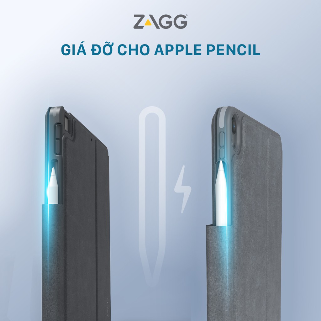 [Mã SKAMCLU9 giảm 10% đơn 100K] Ốp lưng kèm bàn phím ZAGG Pro Keys iPad 10.9 inch - 103407271