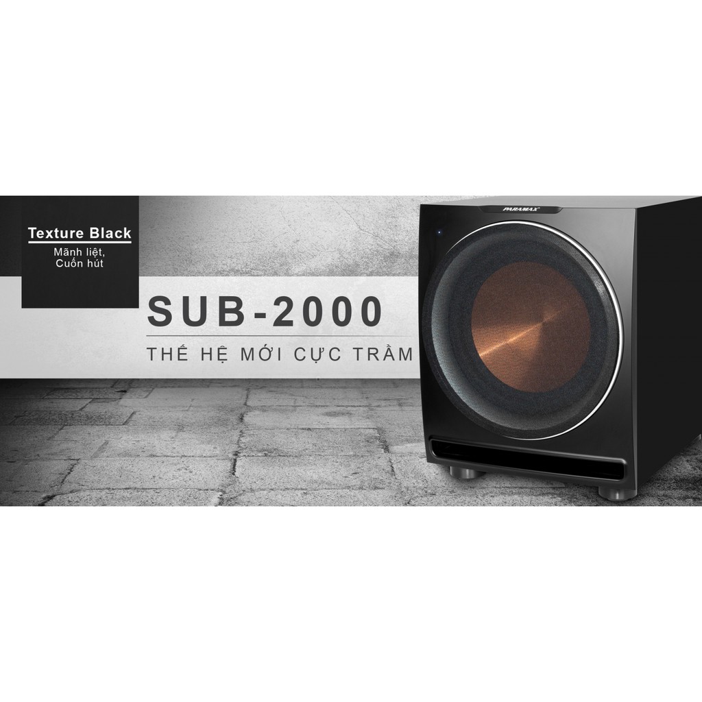 Loa Paramax SUB-2000 New (đen)