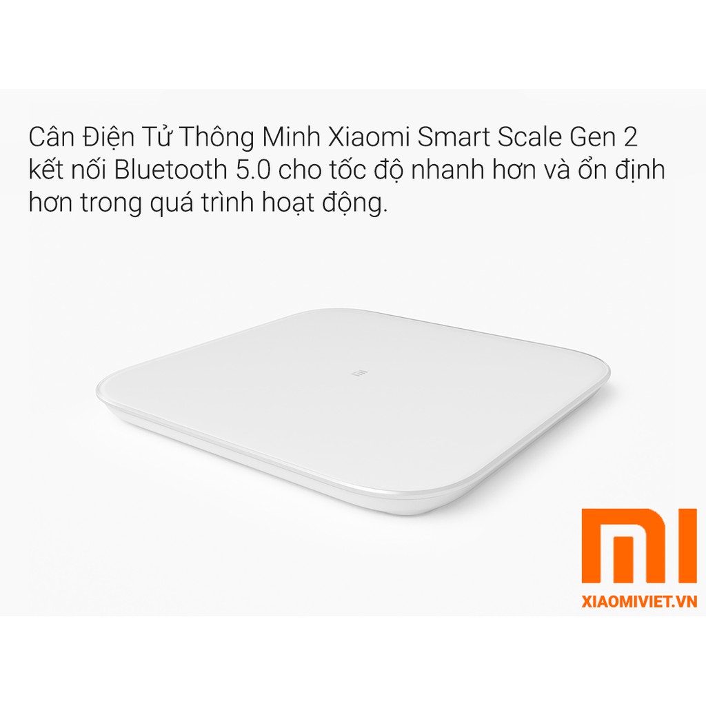 [CHÍNH HÃNG] Cân thông minh Xiaomi gen 2 2019 - Cân điện tử thông minh Xiaomi Scale 2 Universal