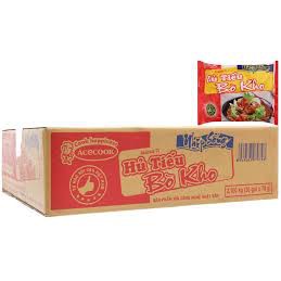 Hủ tiếu Nhịp Sống vị bò kho - Thùng 30 gói x 70g