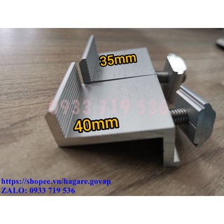 Bộ pat Z kẹp cuối tấm pin mặt trời 40mm-solar  (kẹp biên, kẹp Z) 35-40mm-SLTPKZ