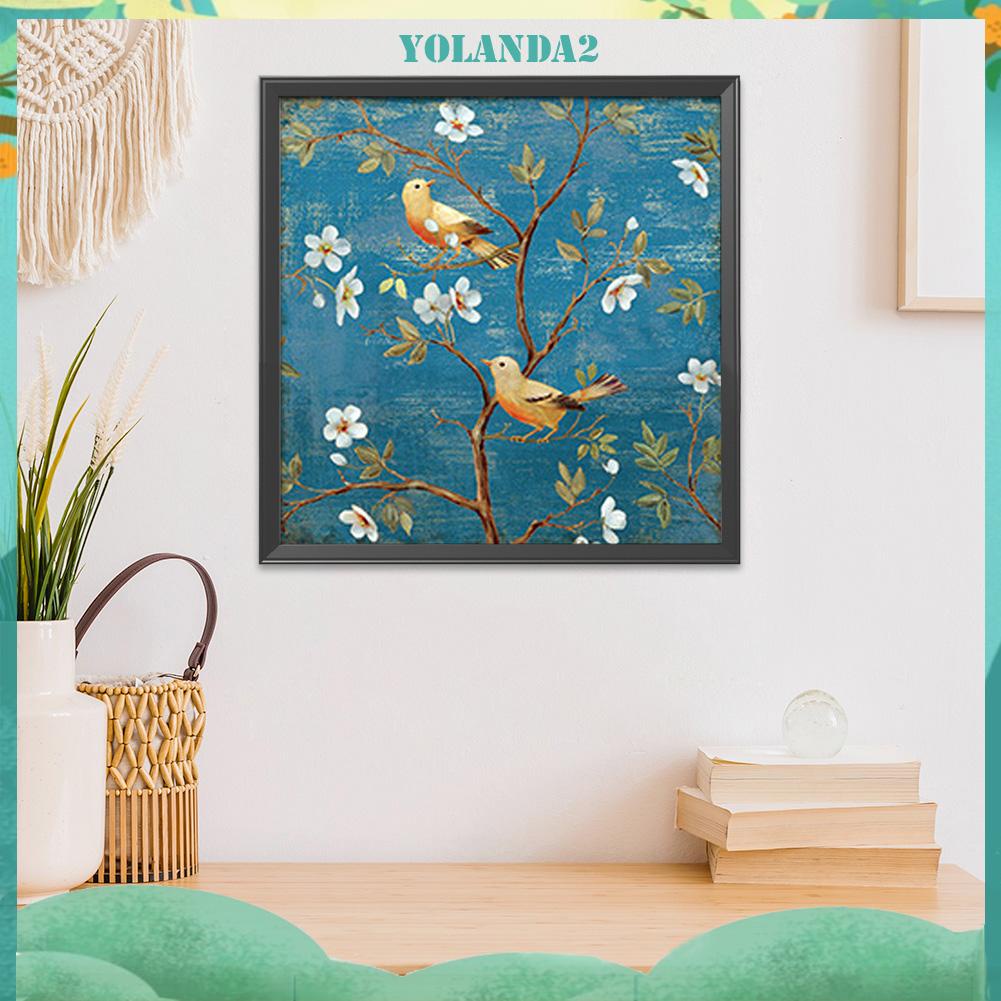 Tranh Thêu Chữ Thập DIY 11CT Hình Con Chim Kích Thước 45 X 45cm
