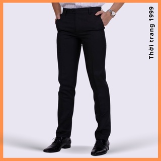 Quần Tây Nam Ống Suông Vải Tốt Chỉ chắc chắn Quần tây Trung niên Công Sở Vải Thái bền đẹp