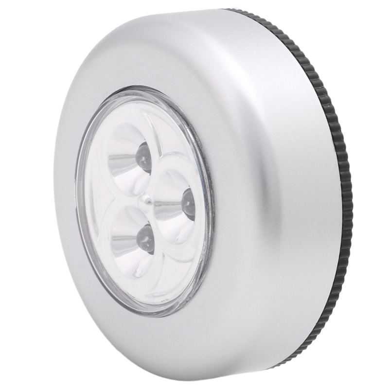 Đèn LED 3 Bóng Cảm Ứng Chạm Chạy Bằng Pin Dùng Trong Nhà Hoặc Xe Hơi