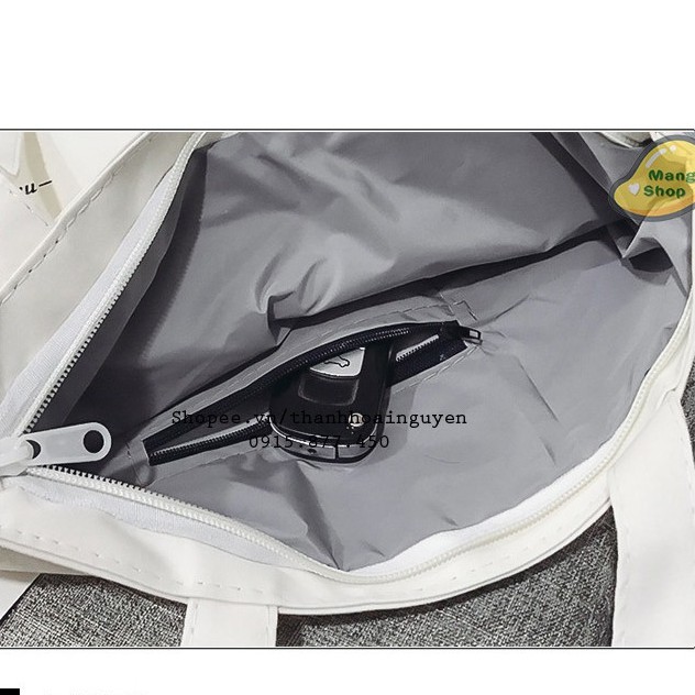 Túi vải tote icon dâu tây