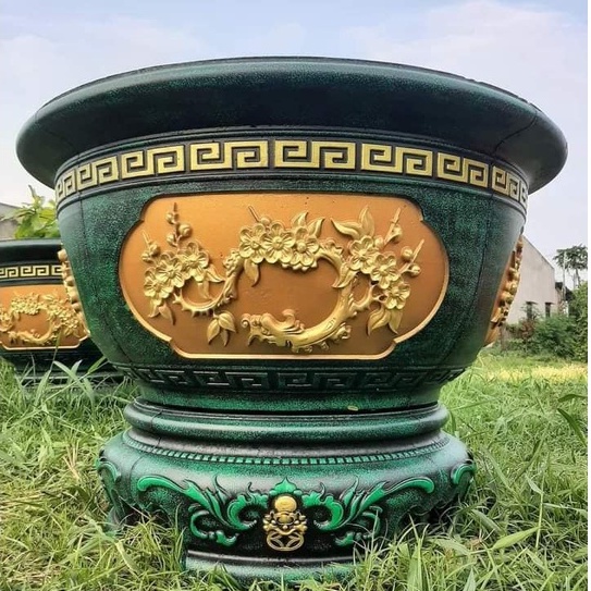 Khuôn đúc chậu cảnh tròn 60 và chân đôn