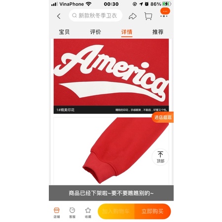 Áo hoodie nelly heybig nỉ lót lông sale (có sẵn) america chữ nổi