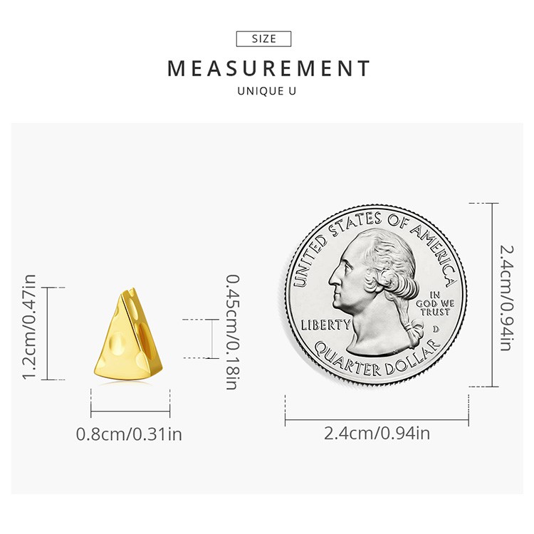 Phụ Kiện Bamoer Bằng Bạc Bamoer Scc2013 Hình Thức Ăn Nhanh/Bánh Mì Thời Trang Dùng Làm Vòng Tay DIY