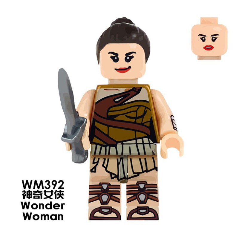 MARVEL LEGO DC Bộ Đồ Chơi Lắp Ráp Mô Hình Nhân Vật Wonder Woman Wm6014 Wm392