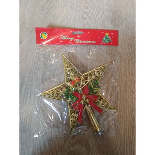 Phụ kiện trang trí Noel- Sao đỉnh trang trí cây thông