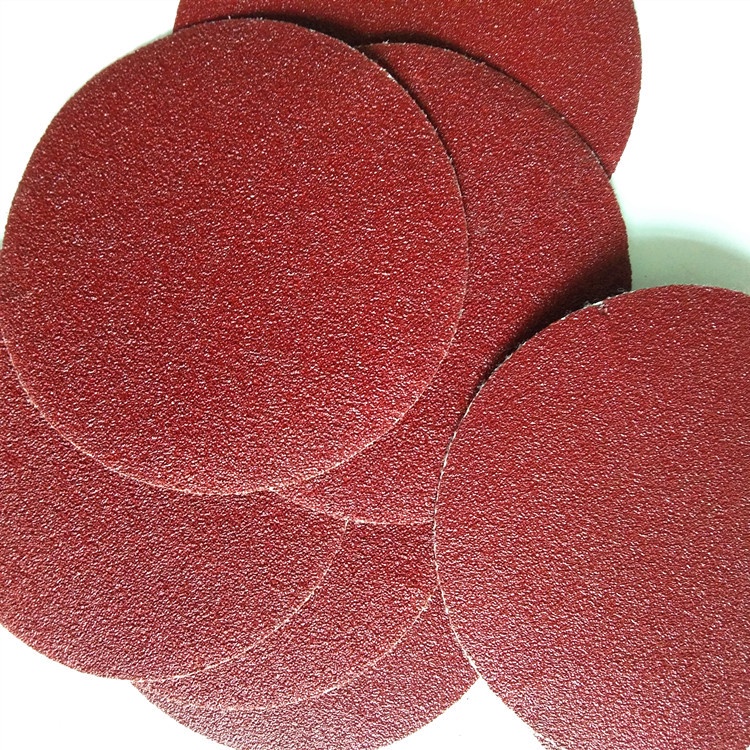 Giấy nhám tròn 100 cái 4in Đĩa mài mòn để chế biến gỗ Đánh bóng kim loại Loại bỏ rỉ sét Helium066