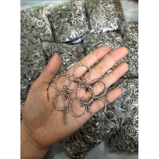 Móc khóa gắn thú bông / móc khóa vân / móc khóa thường