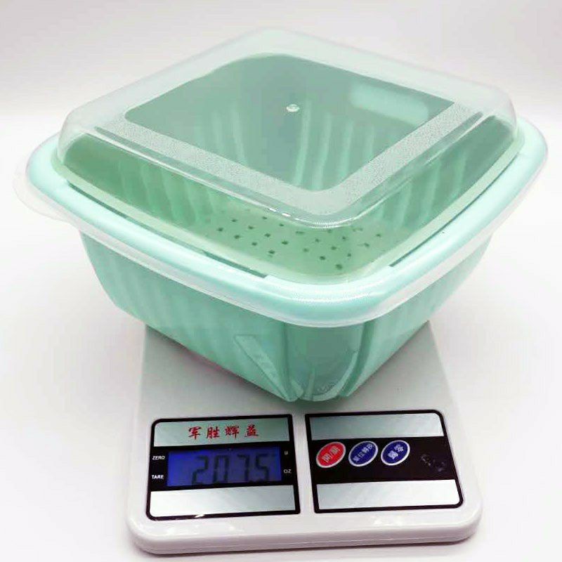 Bộ Rổ Nhựa Kèm thau (Chậu) Có Nắp Đậy