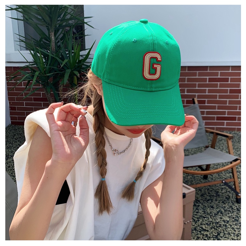 Nón Kết Mềm Mại Thêu Chữ G Thời Trang Hàn Quốc Dễ Phối Đồ Cho Nam Và Nữ