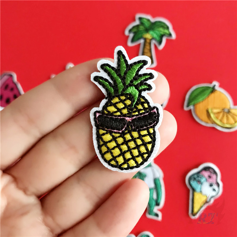 1 Miếng Vá Quần Áo Hình Chim Hồng Hạc / Dứa / Chim Hồng Hạc