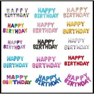 Bộ chữ happy birthday