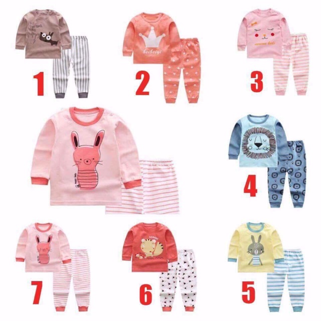 Bộ cotton bé trai-gái