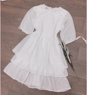 Váy babydoll tầng