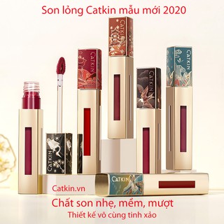Son kem lì Catkin Velvet mẫu mới chất mềm mịn dưỡng môi nhiều