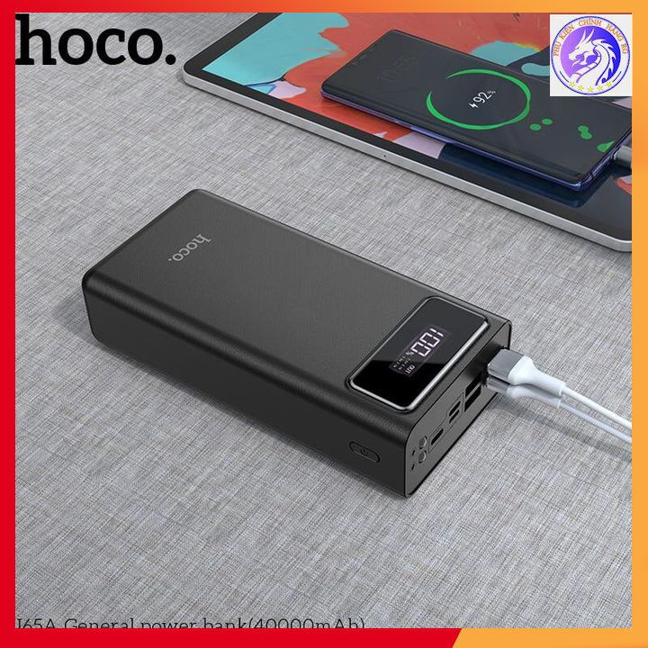 Pin Sạc Dự Phòng Hoco J65 30.000 mAh Chính Hãng - 3 Cổng Input / 4 Cổng Output -BH 12 Tháng