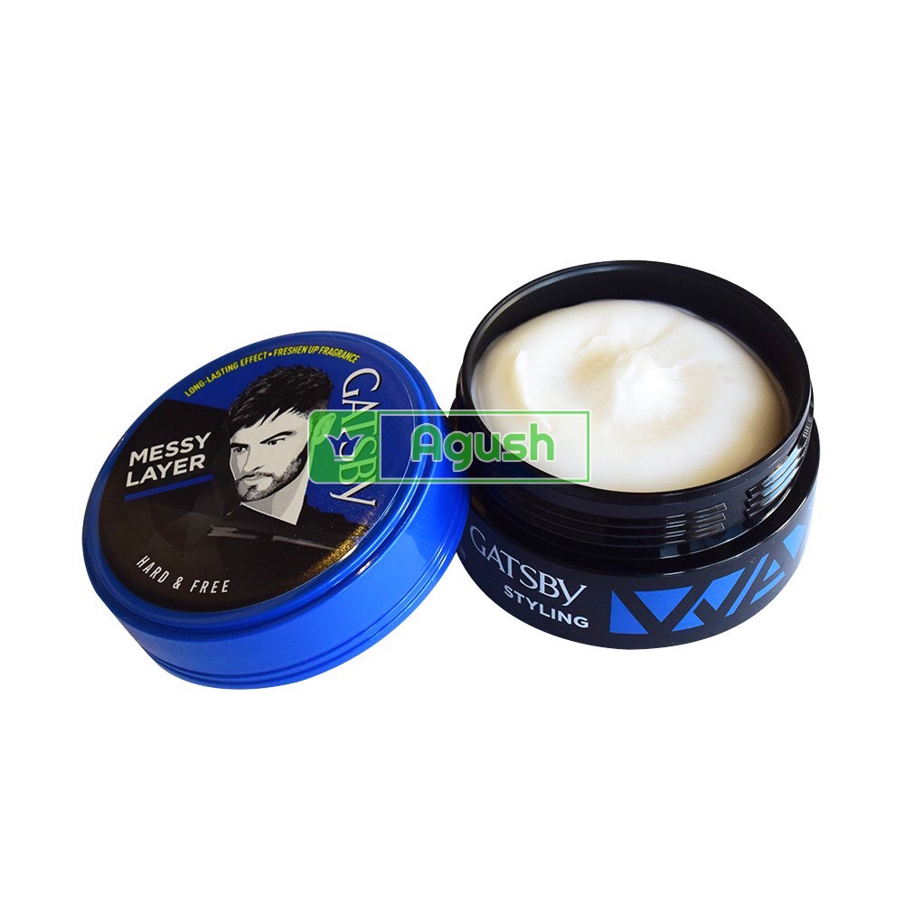 Sáp Vuốt Tóc Nam Gatsby Styling Wax Hair & Free - Wax Tạo Kiểu Tóc Chính Hãng, Giữ Nếp Tốt