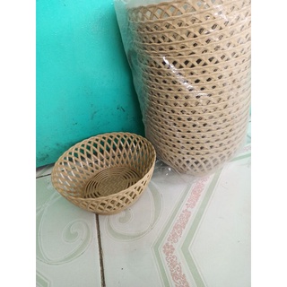 rổ mây nhựa tròn đk 15cm