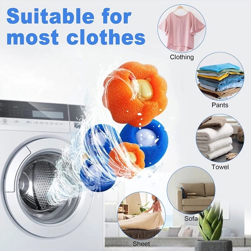 Set 3 Quả Bóng Giặt Đồ Tiện Lợi Cho Thú Cưng