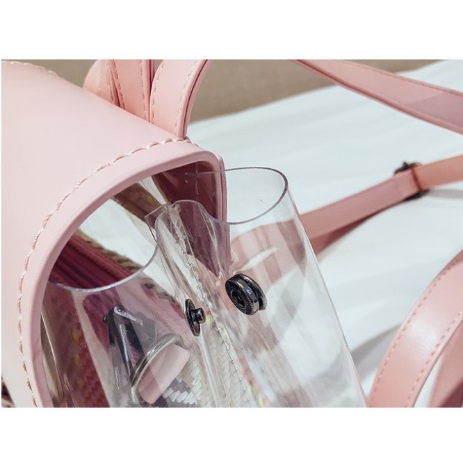 Ba lô nữ thời trang trong suốt SUMMER HOT 2018 BL996