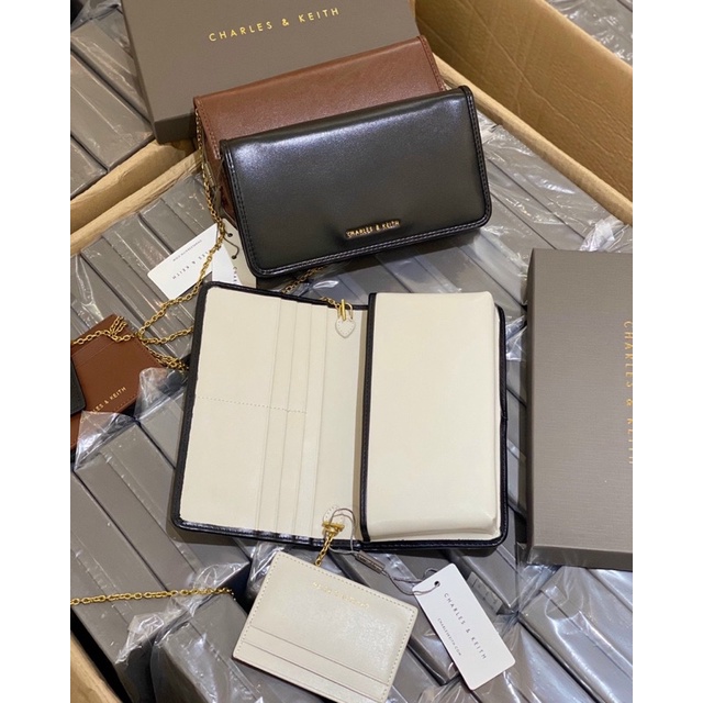 Túi kèm ví da lì size 18cm có kèm hộp