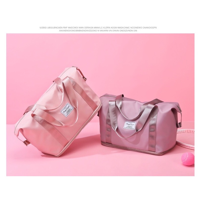 Túi Du Lịch 2 Tầng Đeo Vai Đựng Hành Lý Túi Thể Thao Đi Bơi Chống Thấm Nước Móc Được Vào Vali