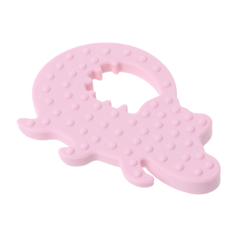 Đồ Chơi Ngậm Nướu Bằng Silicone Hình Cá Sấu Dành Cho Trẻ Sơ Sinh