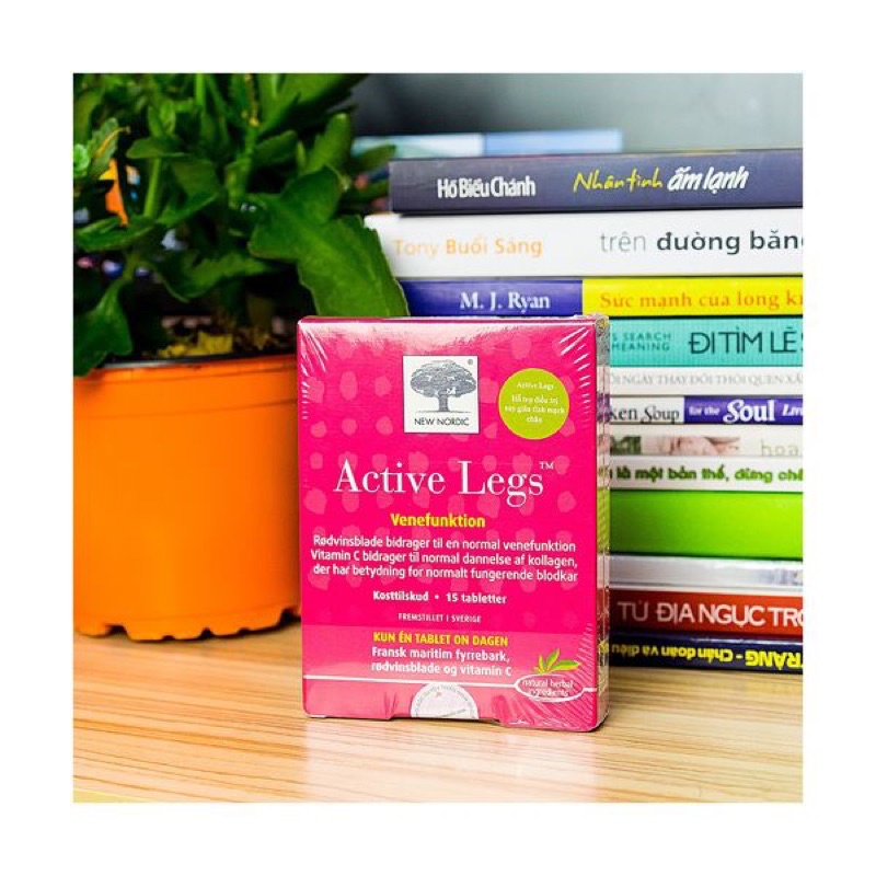 Viên Uống Hỗ Trợ Điều Trị Giãn Tĩnh Mạch  Active Legs New Nordic 15 Viên