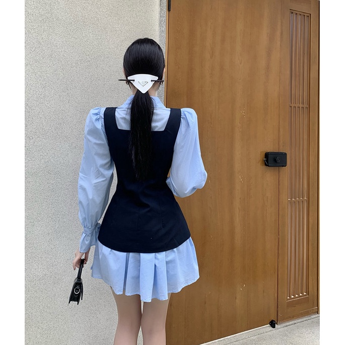 SET VÁY SƠMI + GHILÊ VEST ORDER