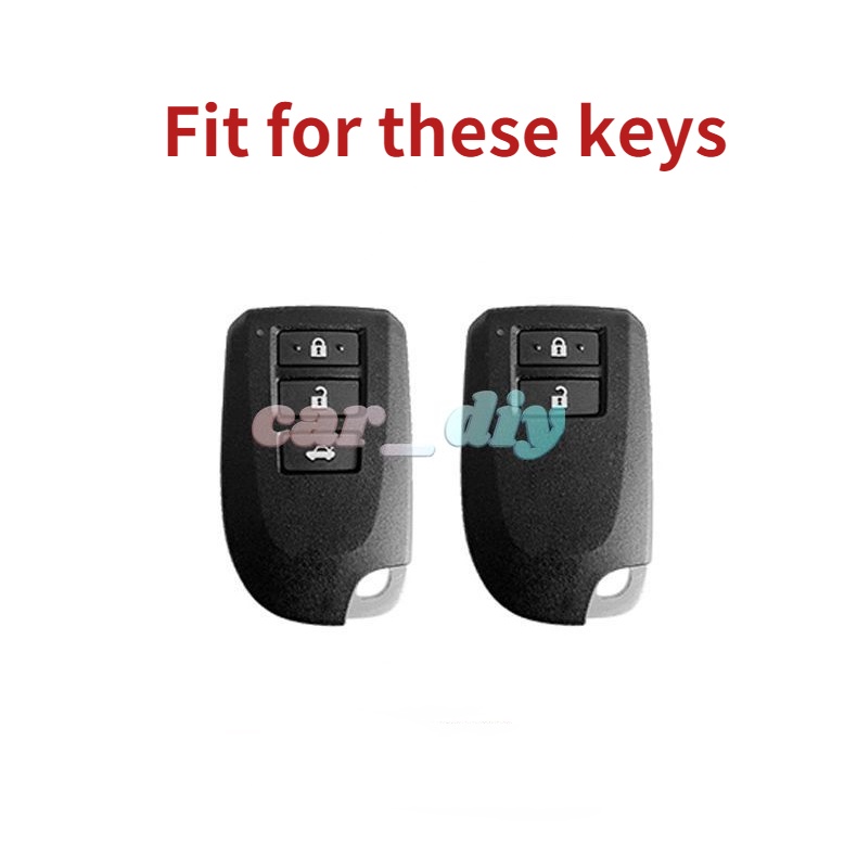 Vỏ Bảo Vệ Chìa Khóa Xe Hơi Toyota Vios Yaris Bằng TPU Màu Vàng