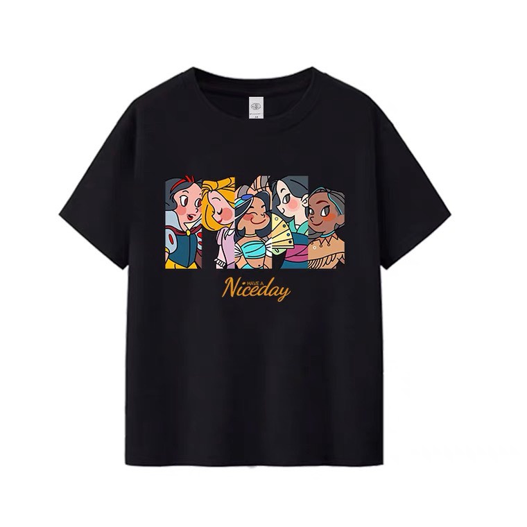 Áo Thun Nữ Tay Lỡ Công Chúa Disney 100% Cotton 2023 𝘽𝙮.𝘾𝙖𝙢𝙘𝙖𝙢
