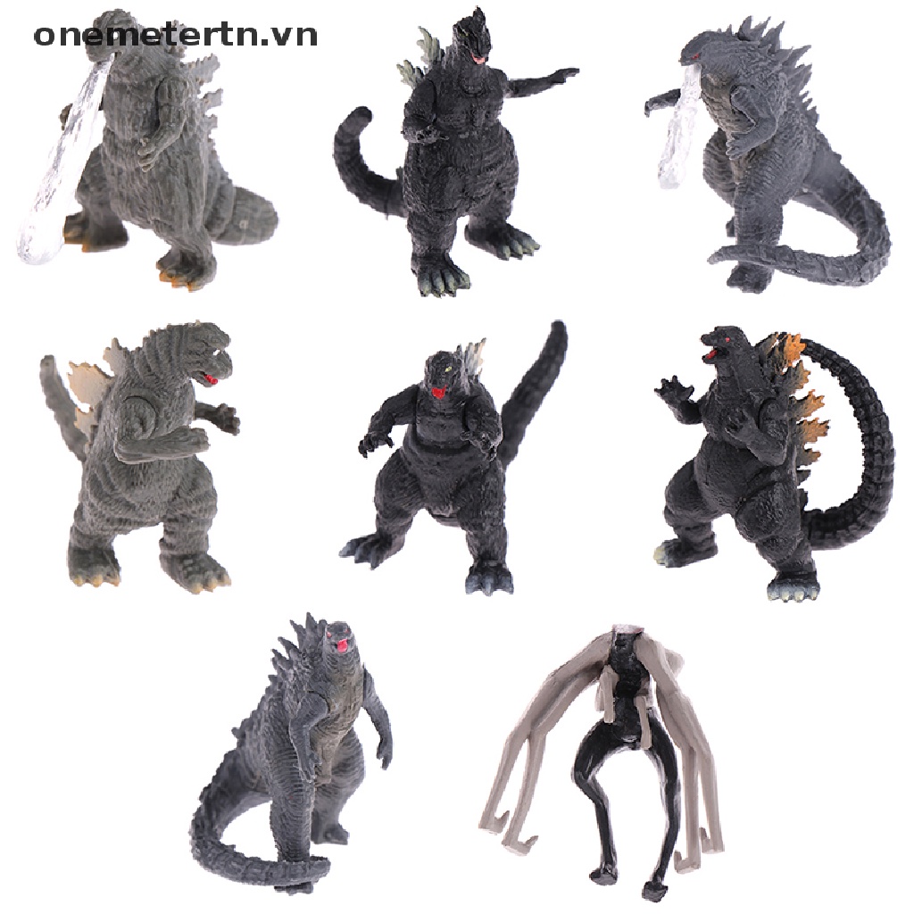 Set 8 Mô Hình Godzilla Vs Kong 5cm Chân Thật